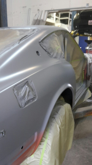 Illustration for article titled Z Update, side trim is off, primered. *Now with better writing, marginally